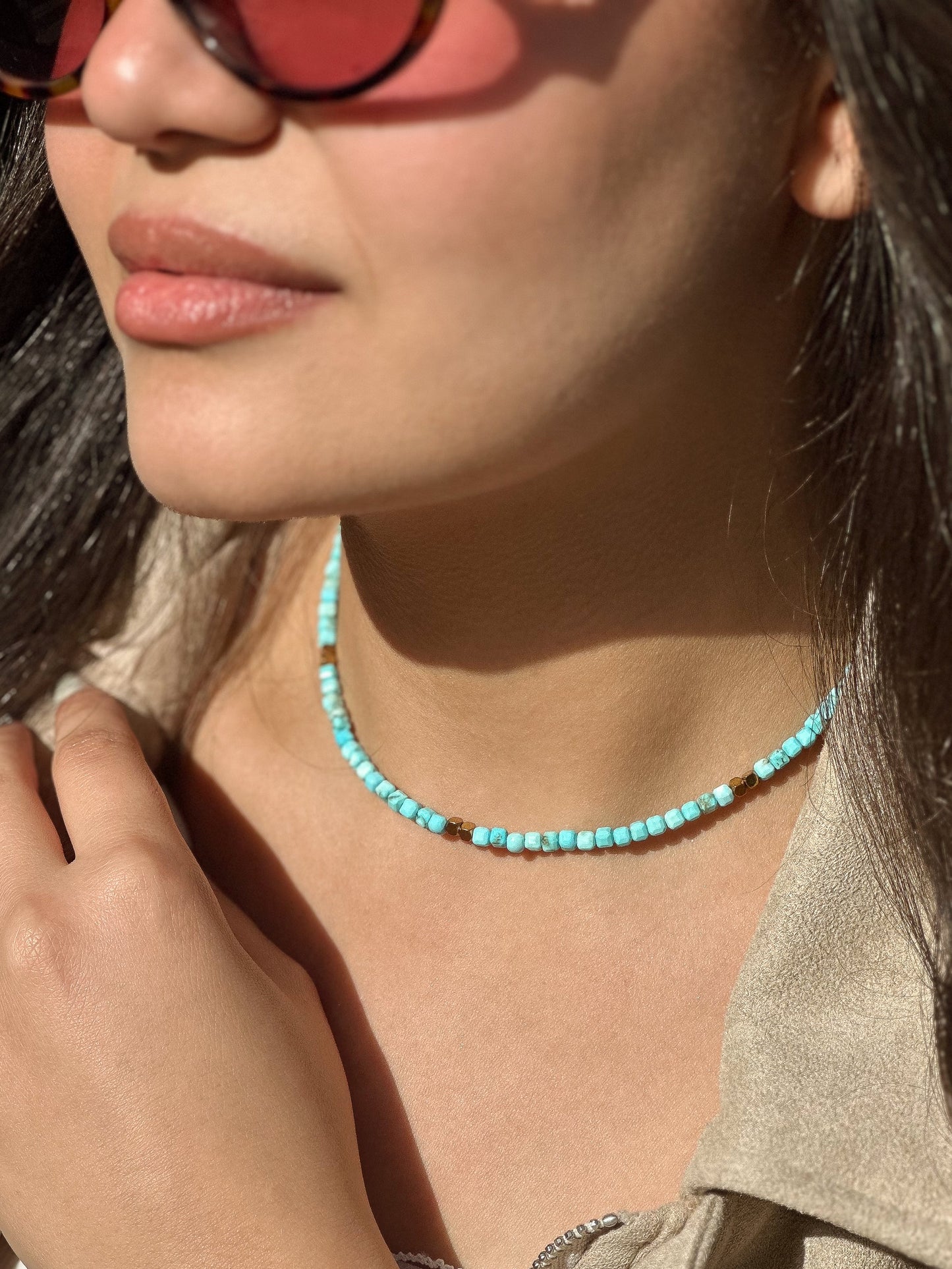 Turquoise Lumière Necklace