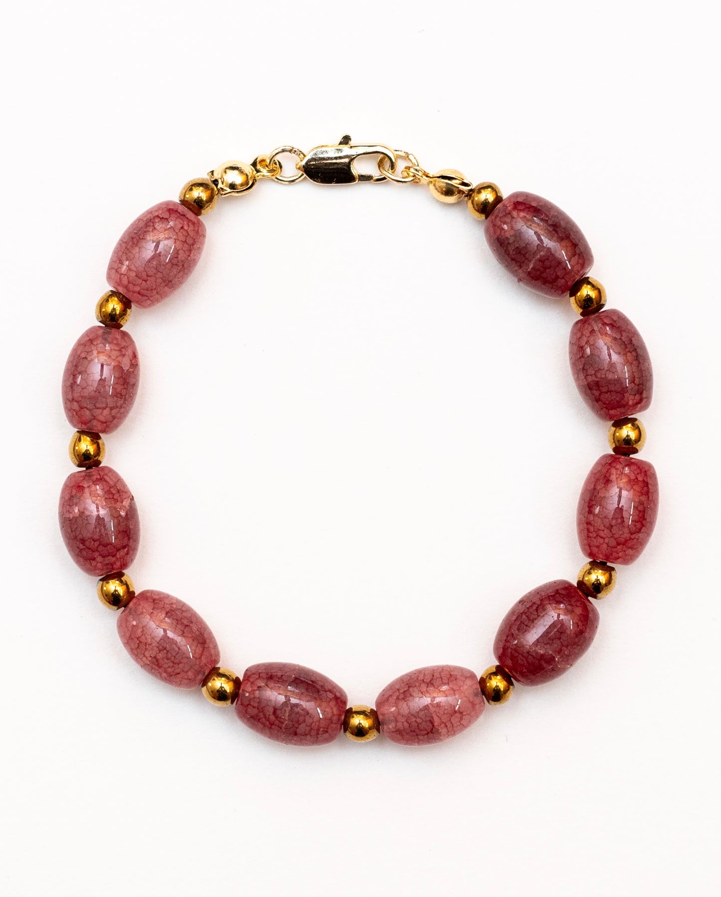 Crimson Glow Bracelet
