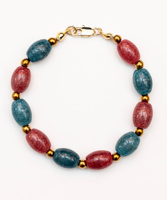 Azure Ember Bracelet