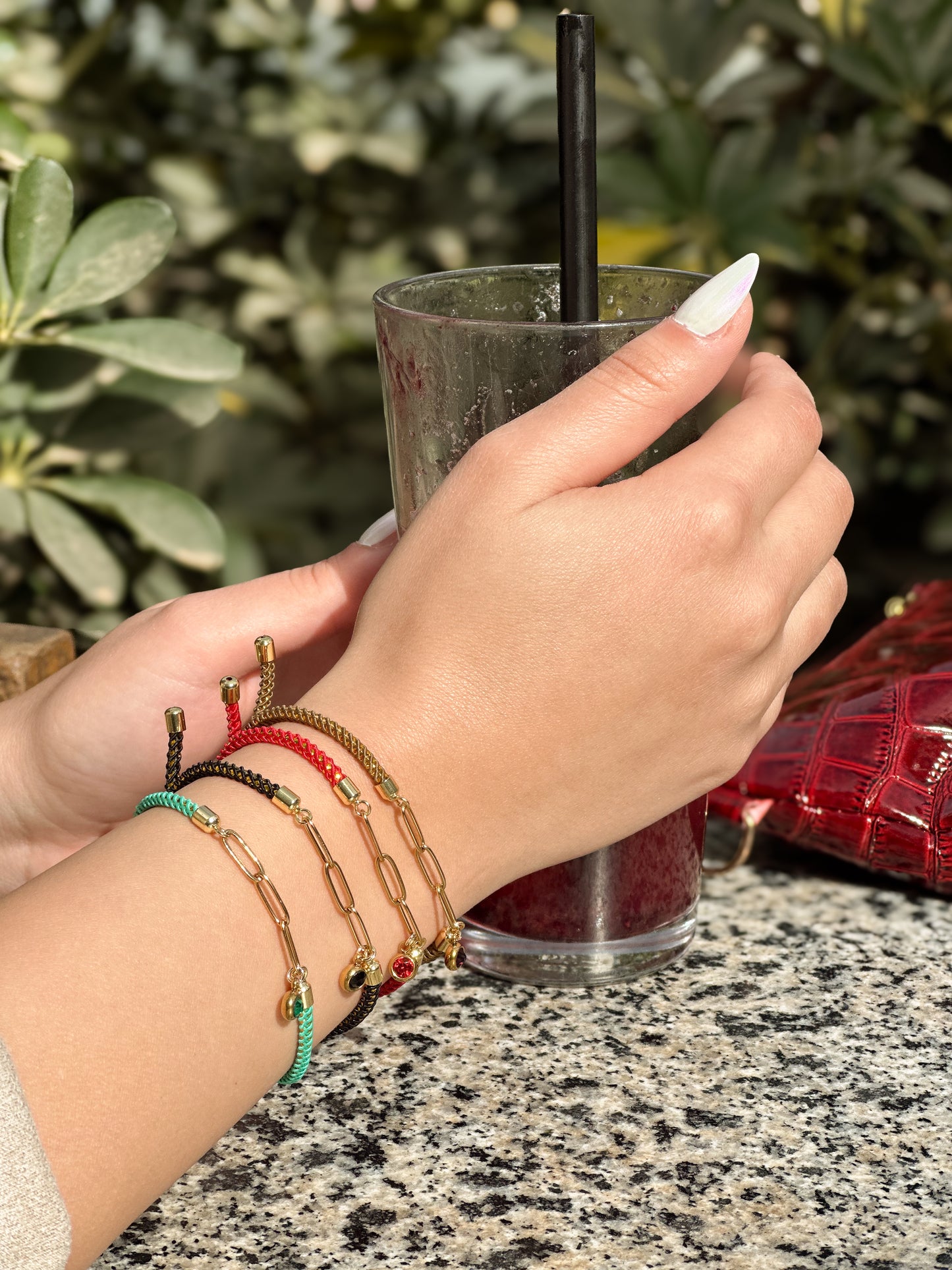Ribbon chain Bracelet