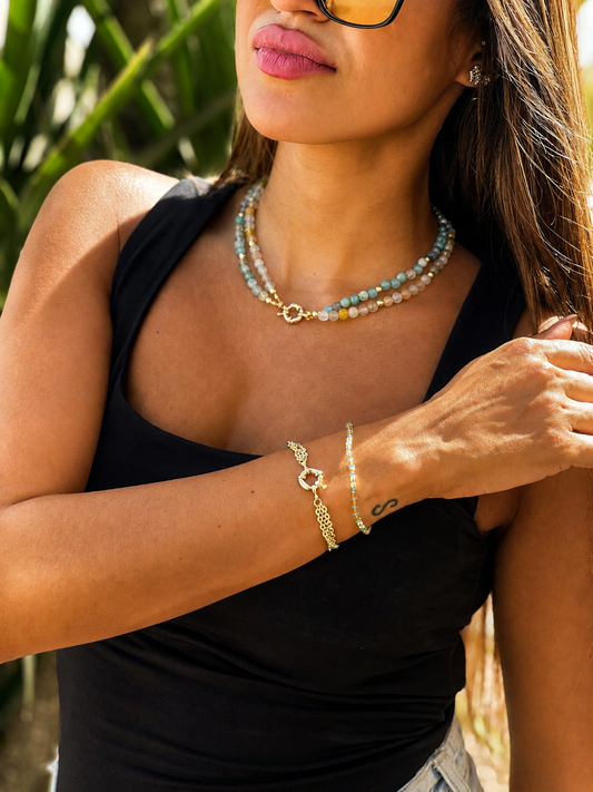 Aurelia Agate Necklace