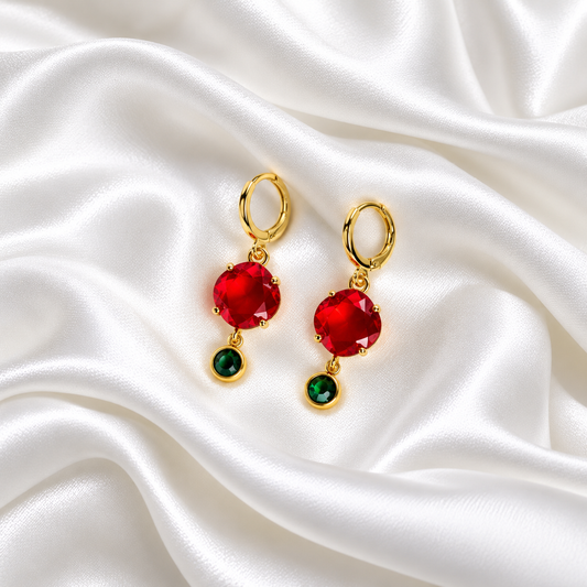 Cherry Glow Earring