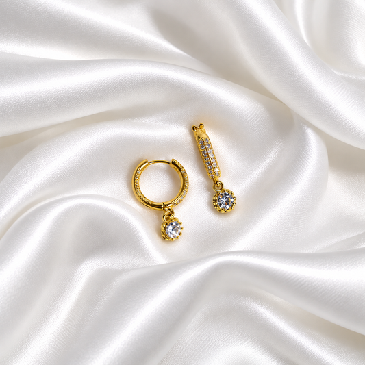 Crystal Charm Earring