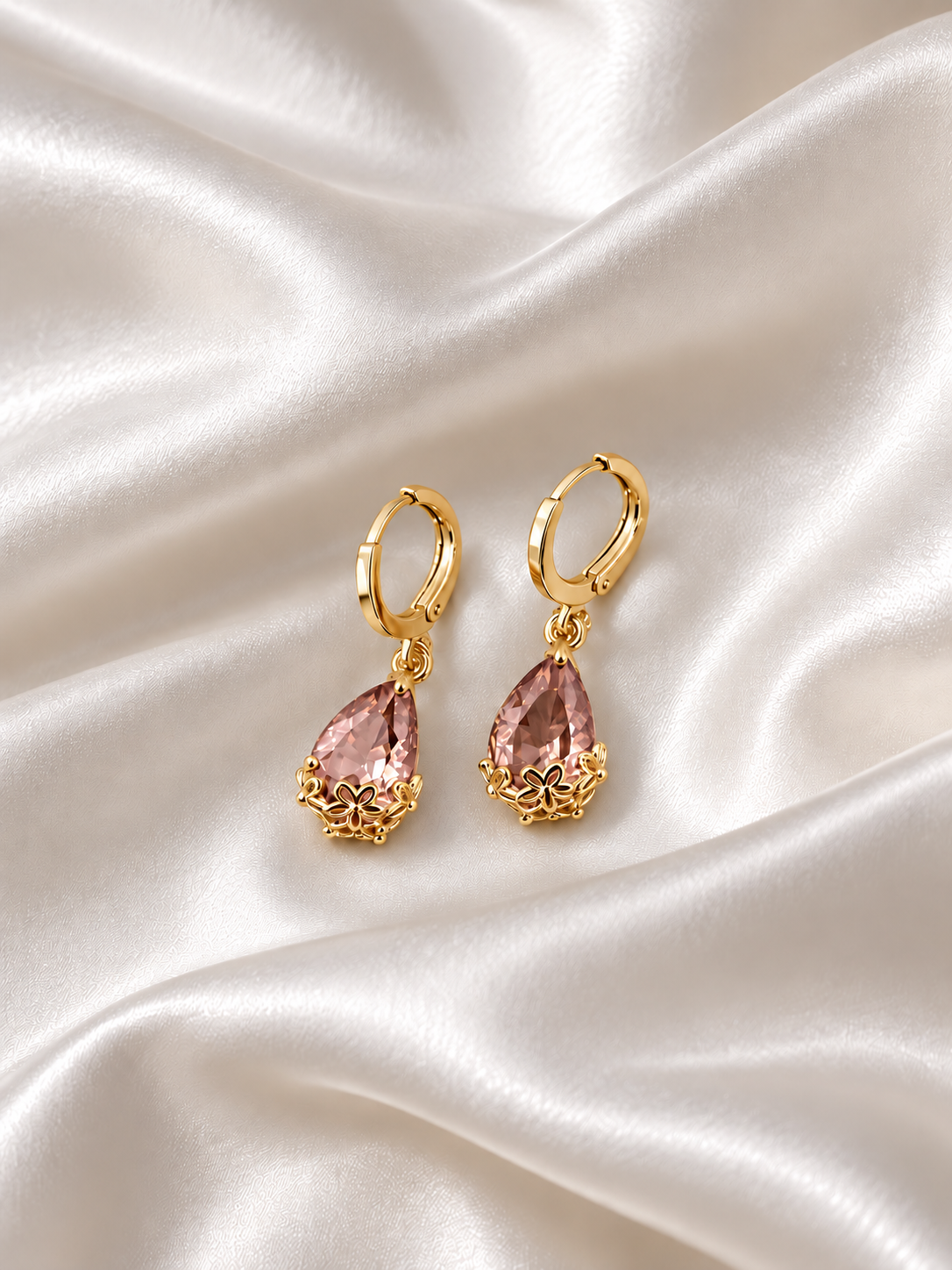 Golden Petal Earrings