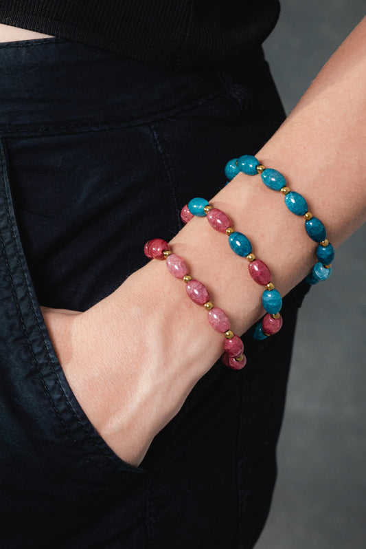 Crimson Glow Bracelet