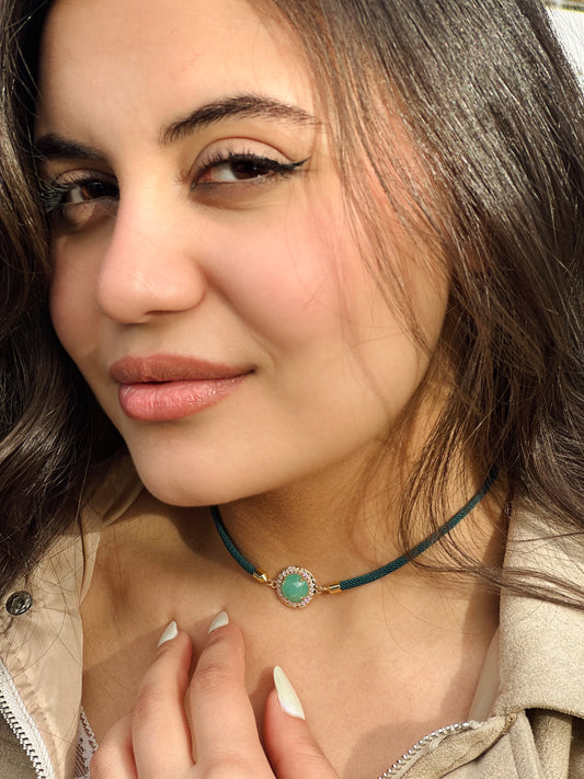 Aura Ribbon Necklace