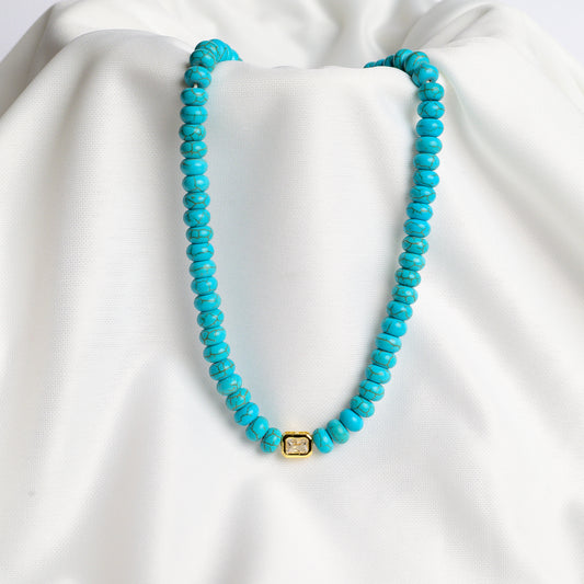 Turquoise Charm Necklace