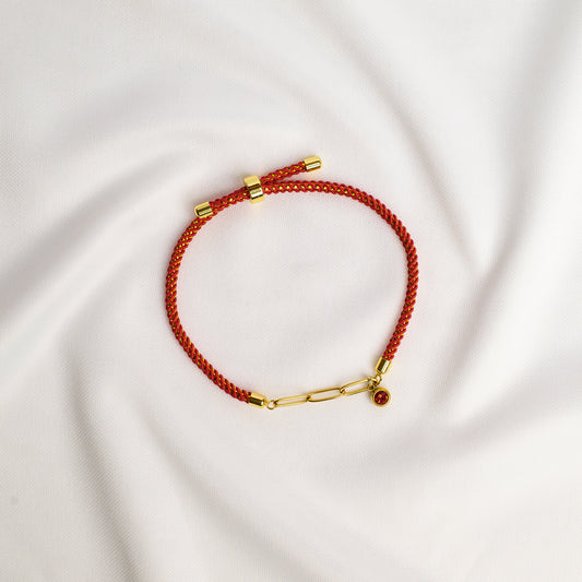 Ribbon chain Bracelet