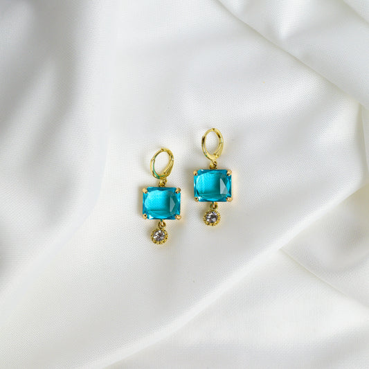 Turquoise Light Earring