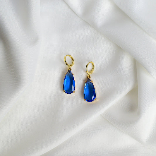 Crystal Almond Earring